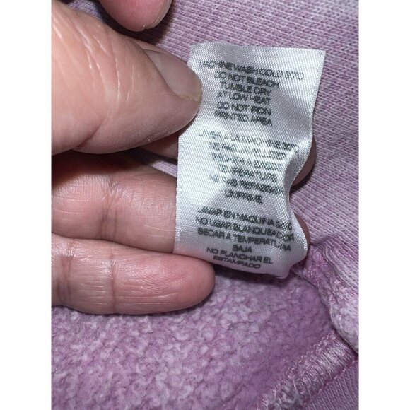 SUNDRY for Evereve Mineral Wash Hoodie Pullover Sweatshirt Sz 0 X-Small - Picture 9 of 9